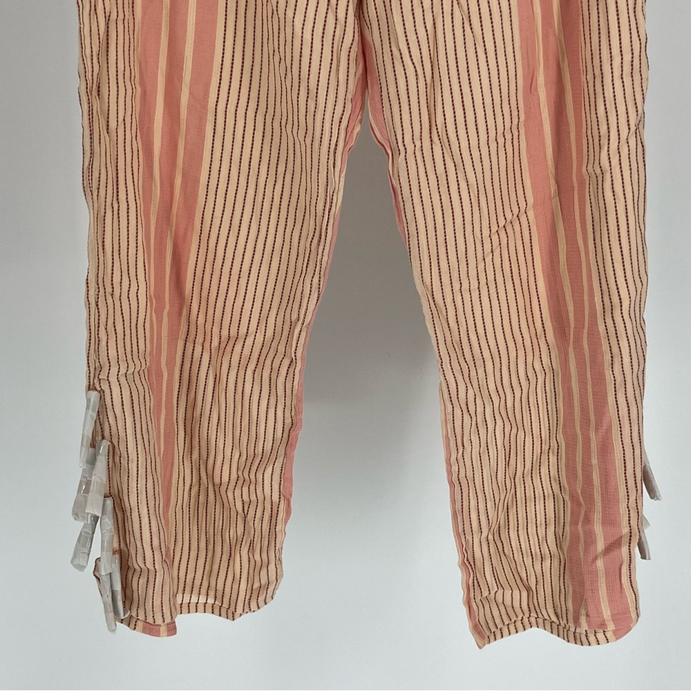 SOFT SURROUNDINGS NWT TALAMANCA WIDE LEG PANTS 1X CREAM CORAL - Picture 9 of 12